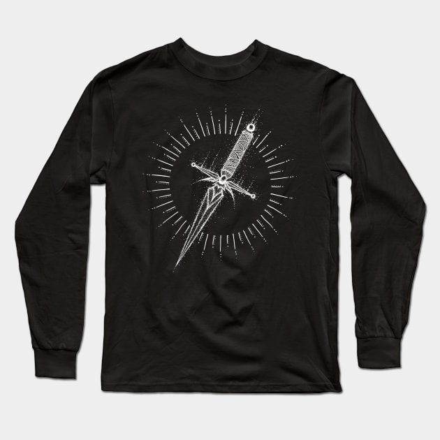 Dagger Long Sleeve T-Shirt by NorthAnima